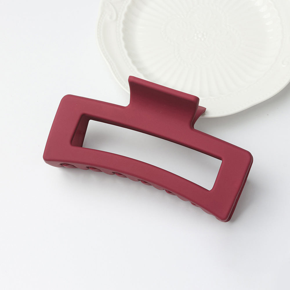 Silicone Rectangle Claw Clip – Flexible & Strong Hair Clip